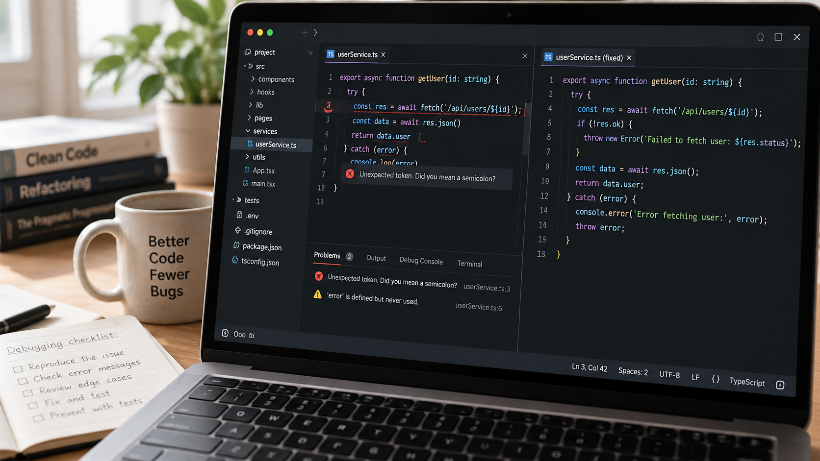 Using TypeScript patterns to write safer, clearer code that prevents production bugs